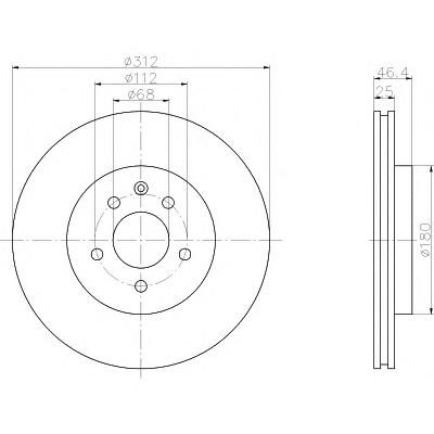 Тормозной диск TEXTAR