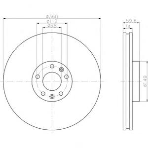 Тормозной диск TEXTAR 98200122201