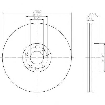 Тормозной диск TEXTAR