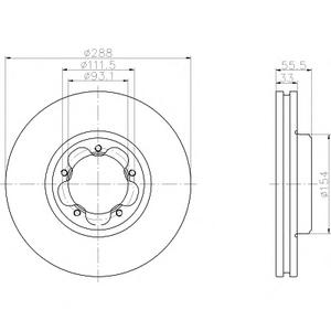 Тормозной диск TEXTAR 98200260601