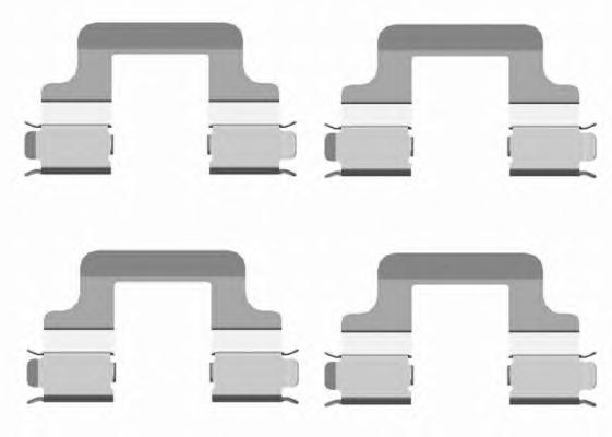 Комплектующие, колодки дискового тормоза TEXTAR