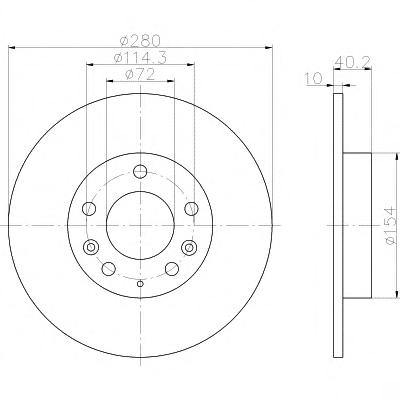 Тормозной диск TEXTAR