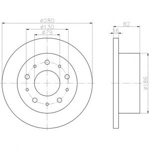 Тормозной диск TEXTAR 98200116201