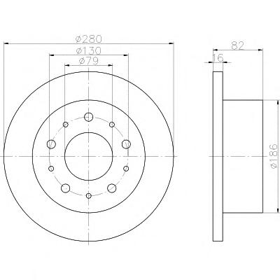 Тормозной диск TEXTAR