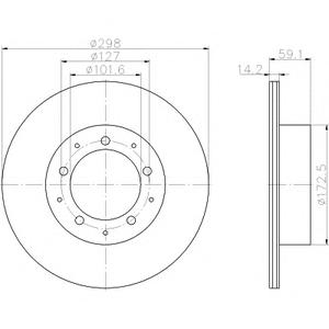 Тормозной диск TEXTAR 98200230501