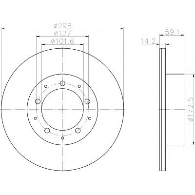 Тормозной диск TEXTAR