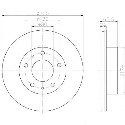 Тормозной диск TEXTAR