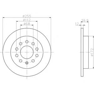 Тормозной диск TEXTAR 98200106301