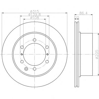 Тормозной диск TEXTAR