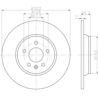 Тормозной диск TEXTAR