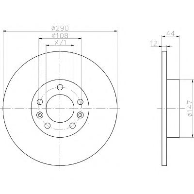 Тормозной диск TEXTAR
