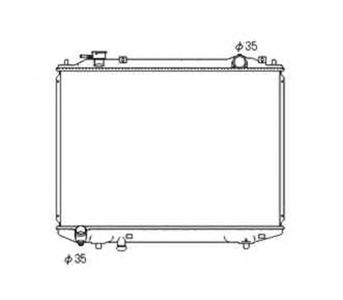 Радиатор, охлаждение двигателя NRF 53567