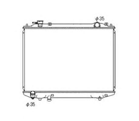 Радиатор, охлаждение двигателя NRF