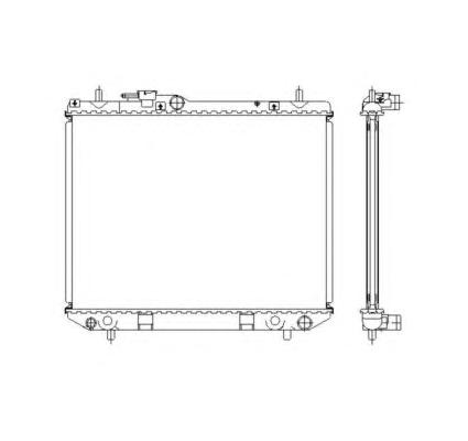 Радиатор, охлаждение двигателя NRF