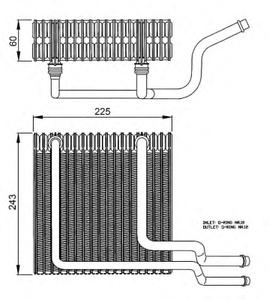 Испаритель, кондиционер NRF 36151
