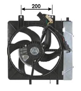 Вентилятор, охлаждение двигателя NRF 47335