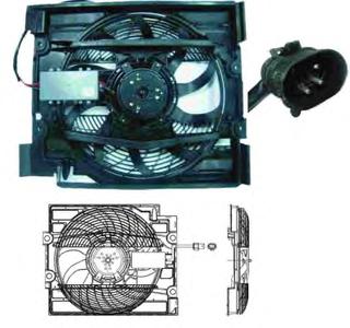 Вентилятор, охлаждение двигателя NRF