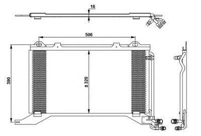 Конденсатор, кондиционер NRF 35245