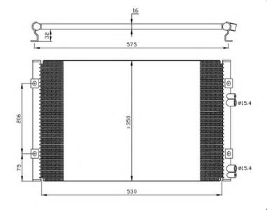 Конденсатор, кондиционер NRF 35384