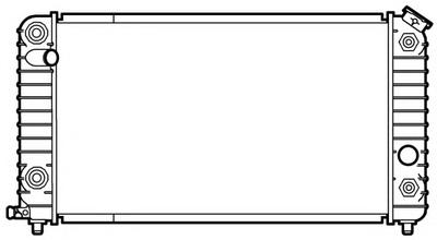 Радиатор, охлаждение двигателя NRF 50338