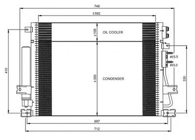Конденсатор, кондиционер NRF 35966