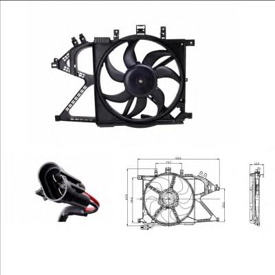 Вентилятор, охлаждение двигателя NRF