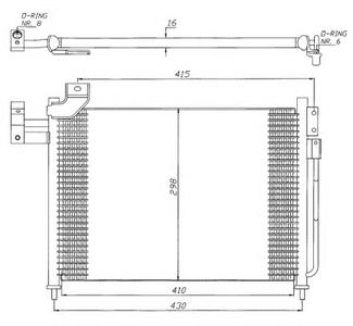 Конденсатор, кондиционер NRF 35388