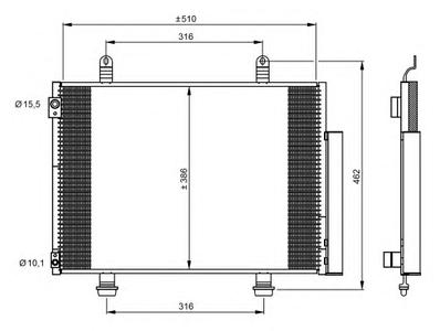 Конденсатор, кондиционер NRF 35944