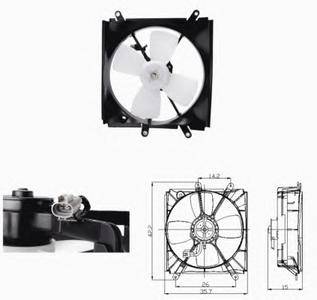 Вентилятор, охлаждение двигателя NRF 47693