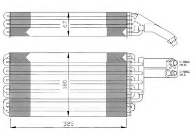 Испаритель, кондиционер NRF 36057