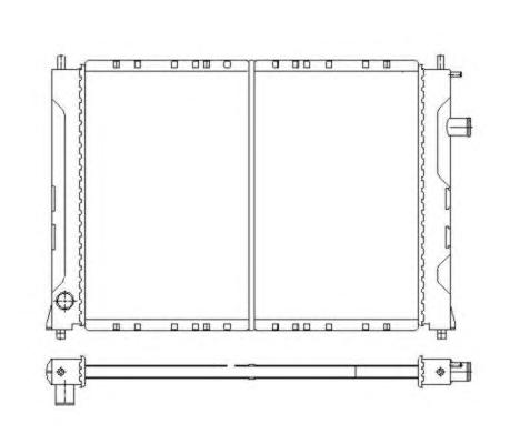 Радиатор, охлаждение двигателя NRF