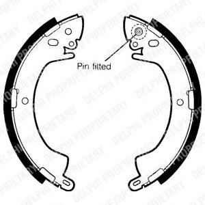 Комплект тормозных колодок DELPHI