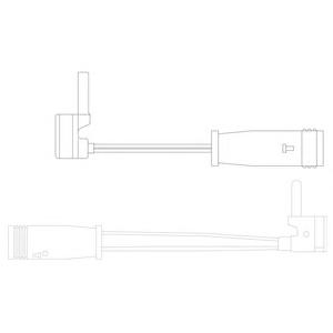 Контрольный контакт, контроль слоя тормозных колодок DELPHI LZ0163