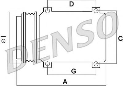 Компрессор, кондиционер DENSO DCP09007