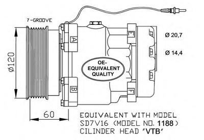 Компрессор, кондиционер NRF 32711