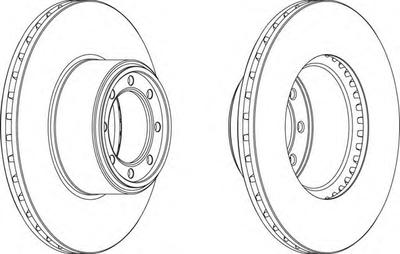 Тормозной диск FERODO FCR320A