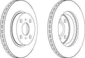Тормозной диск FERODO