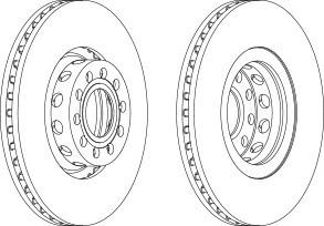 Тормозной диск FERODO