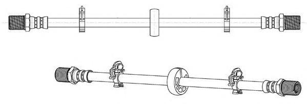 Тормозной шланг FERODO
