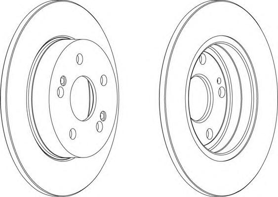 Тормозной диск FERODO