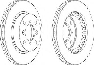 Тормозной диск FERODO DDF978