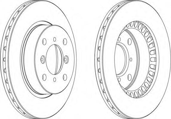 Тормозной диск FERODO