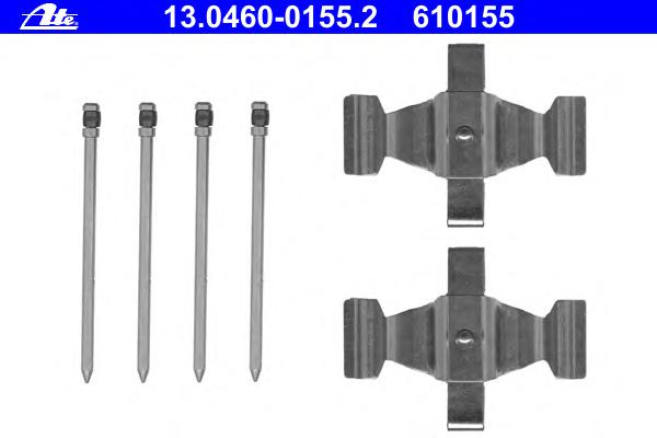 Комплектующие, колодки дискового тормоза ATE
