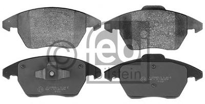 Комплект тормозных колодок, дисковый тормоз FEBI BILSTEIN 116210