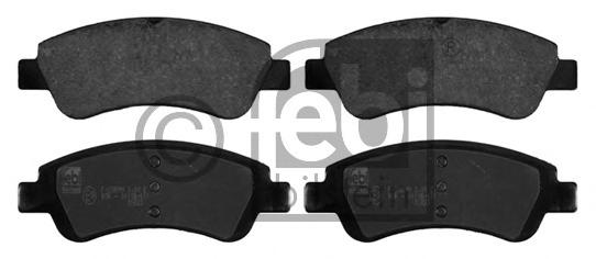 Комплект тормозных колодок, дисковый тормоз FEBI BILSTEIN