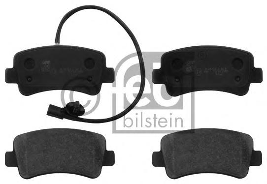 Комплект тормозных колодок, дисковый тормоз FEBI BILSTEIN