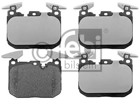 Комплект тормозных колодок, дисковый тормоз FEBI BILSTEIN
