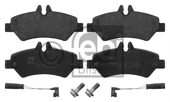 Комплект тормозных колодок, дисковый тормоз FEBI BILSTEIN