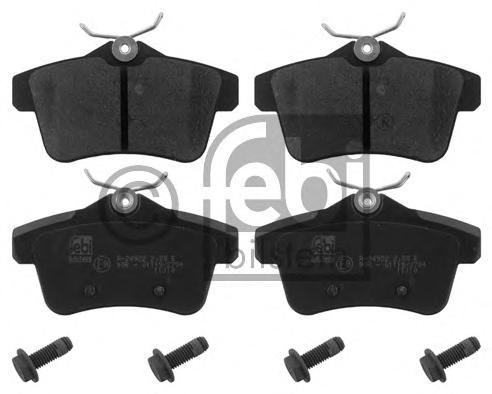 Комплект тормозных колодок, дисковый тормоз FEBI BILSTEIN