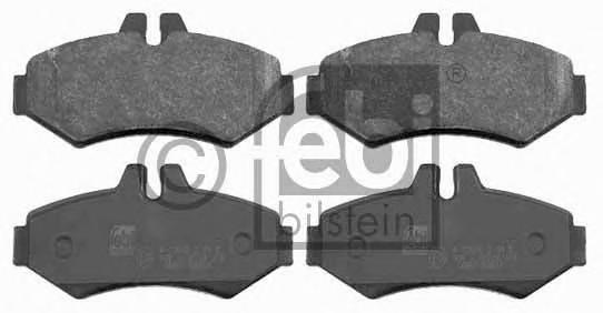 Комплект тормозных колодок, дисковый тормоз FEBI BILSTEIN